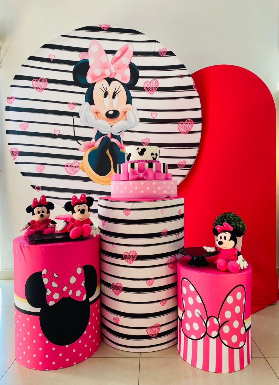 Kit Médio Minie Branca  - Arrazo Decorações