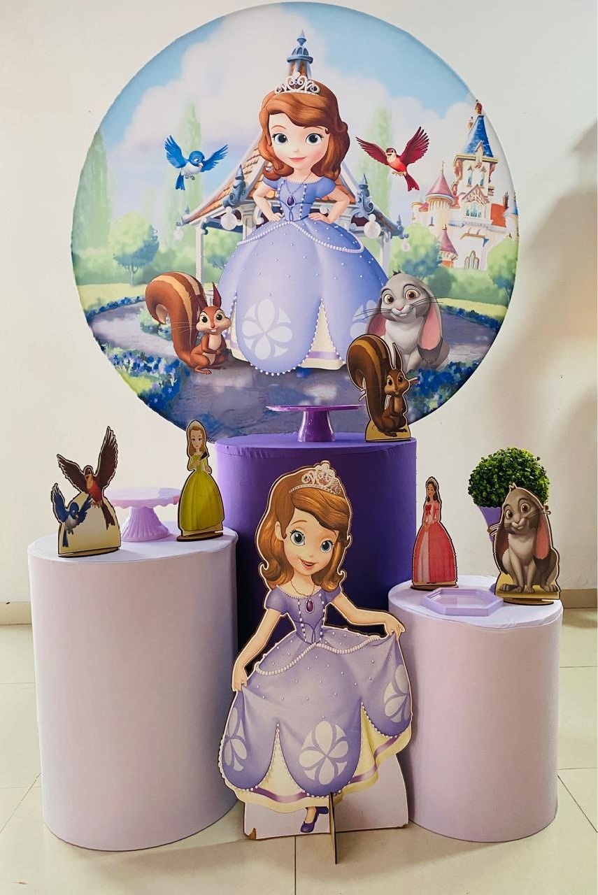 Kit Básico Princesa Sofia  - Arrazo Decorações