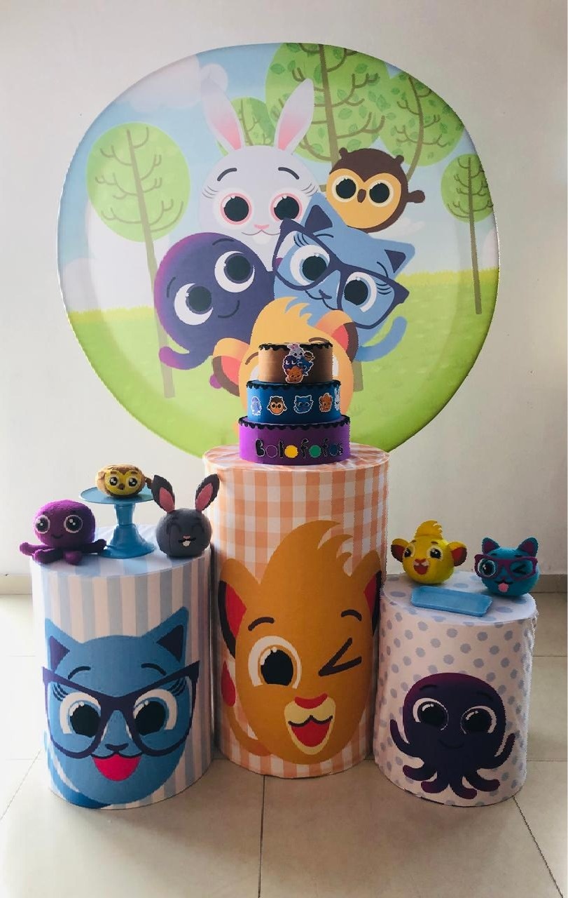 Kit Básico Bolo Fofo - Arrazo Decorações