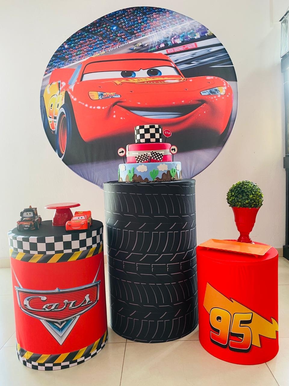 Kit Básico Mcqueen  - Arrazo Decorações