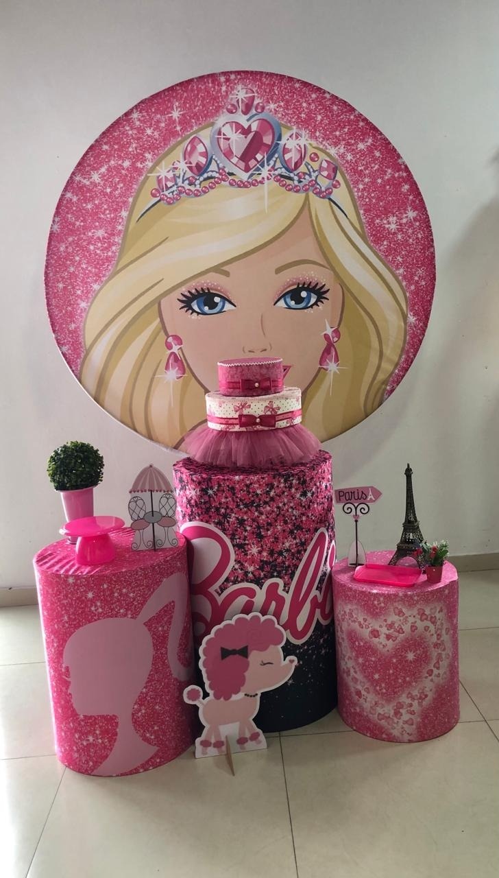 Kit Basico da Barbie  - Arrazo Decorações