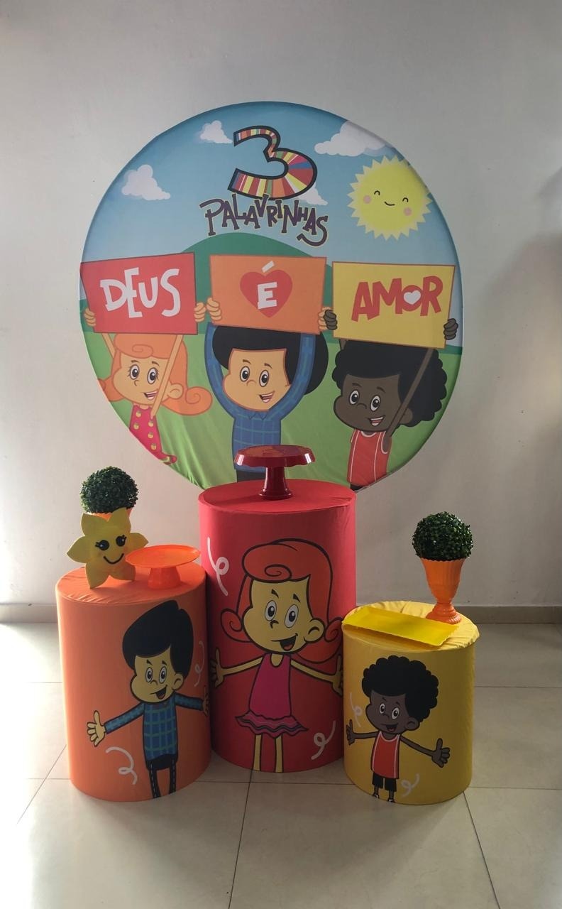 Kit Basico 3 Palavrinhas  - Arrazo Decorações