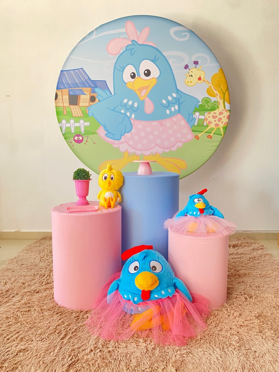 Kit Basico Galinha Pintadinha  - Arrazo Decorações