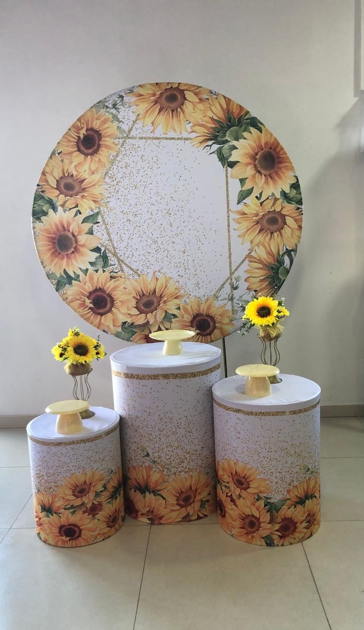 Kit Básico Girassol  - Arrazo Decorações