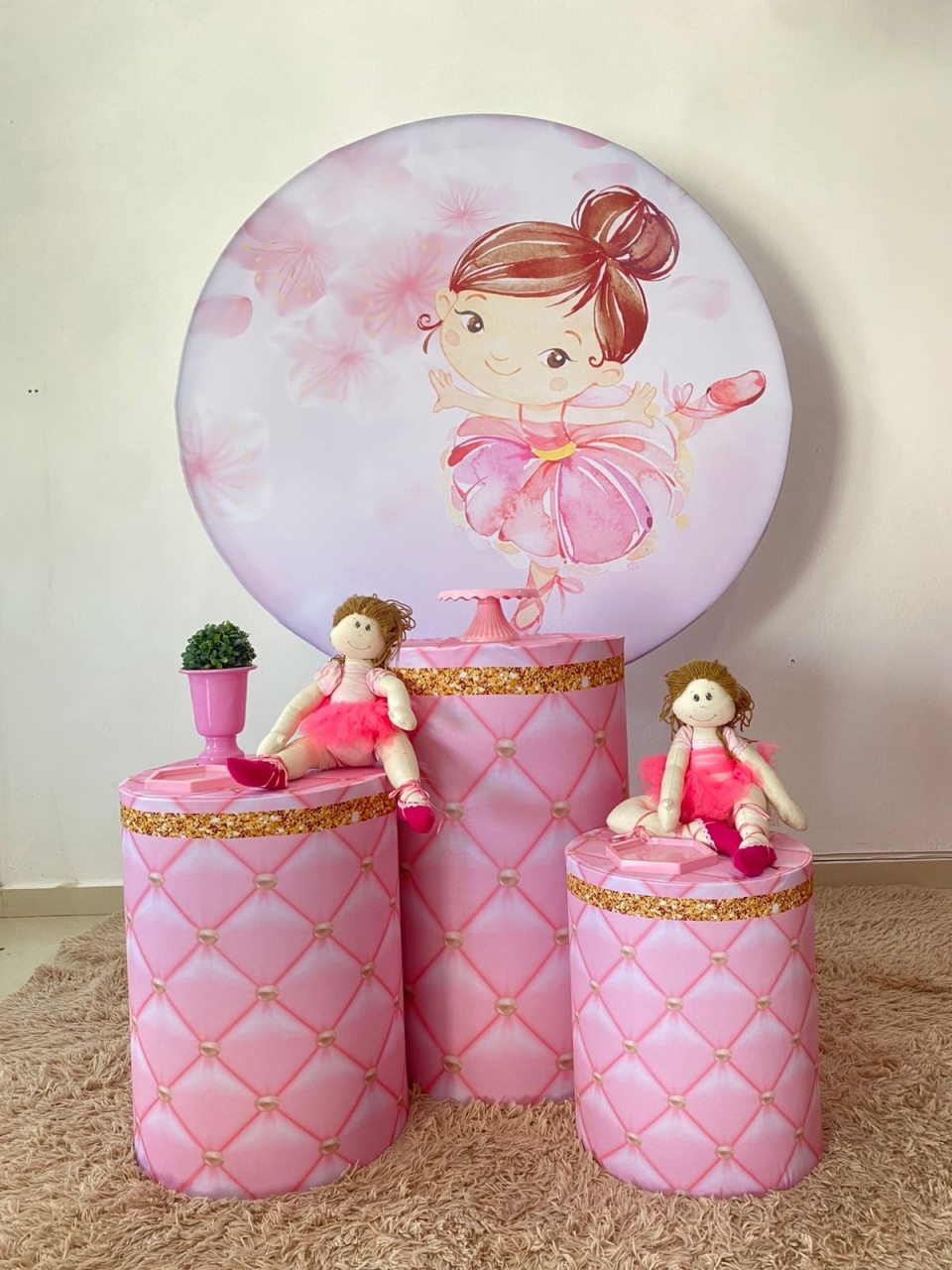 Kit Basico Bailarina - Arrazo Decorações