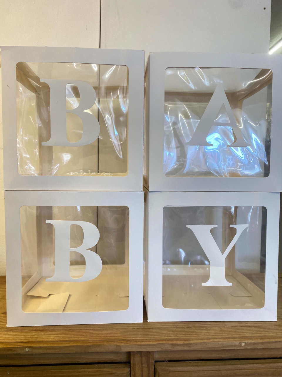 Cubos Baby Transparente - Arrazo Decorações