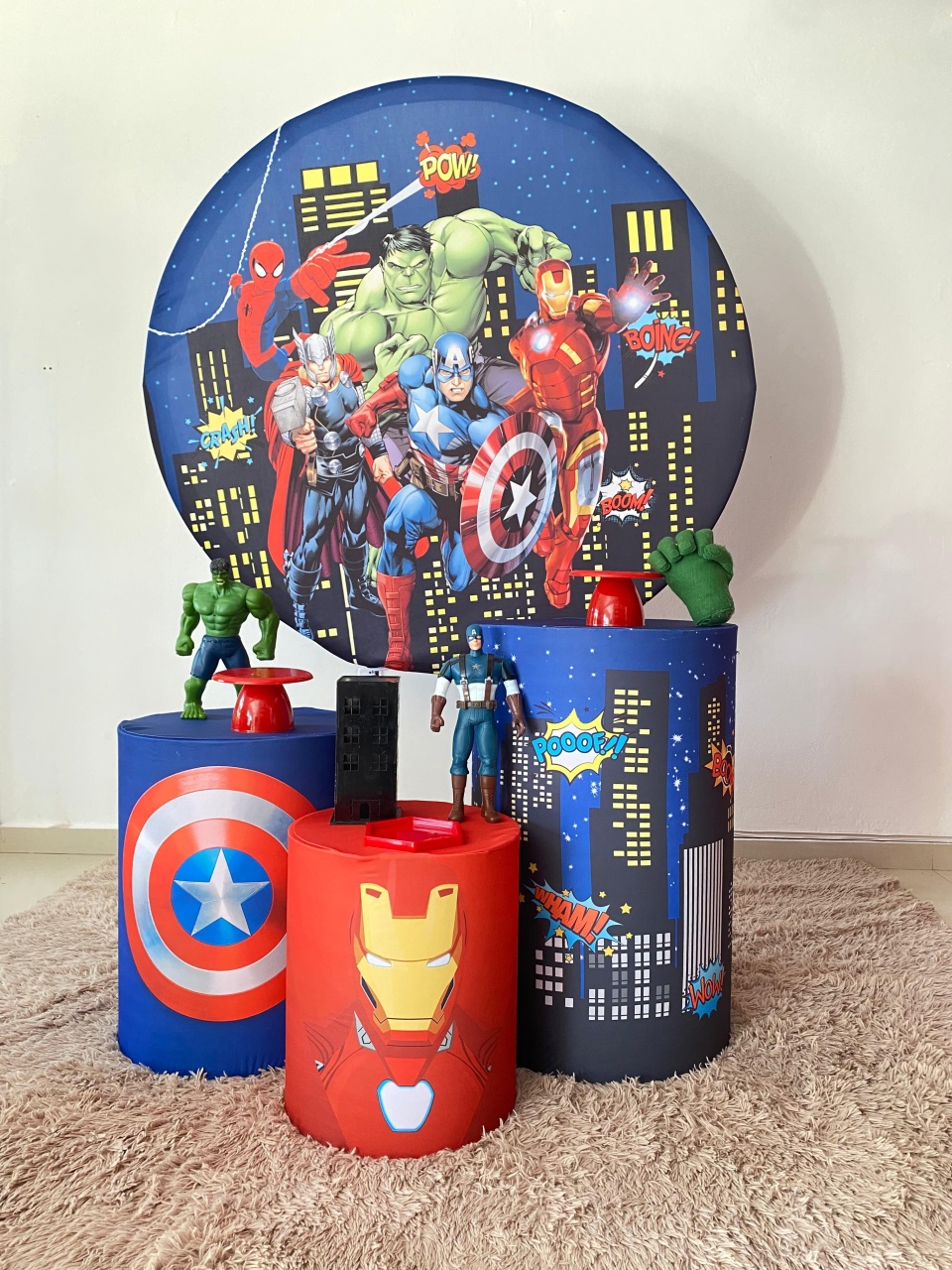 Kit Básico Vingadores  - Arrazo Decorações