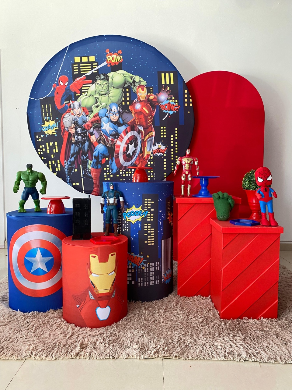Kit Master Vingadores  - Arrazo Decorações