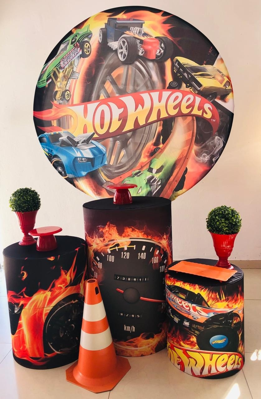 Kit Básico Hot Hotweels  - Arrazo Decorações