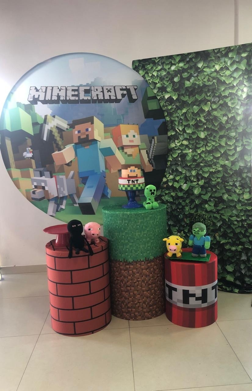 Kit Médio Minecraft  - Arrazo Decorações
