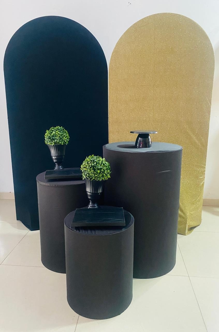 Decoração Adulta Preta E Dourada  - Arrazo Decorações