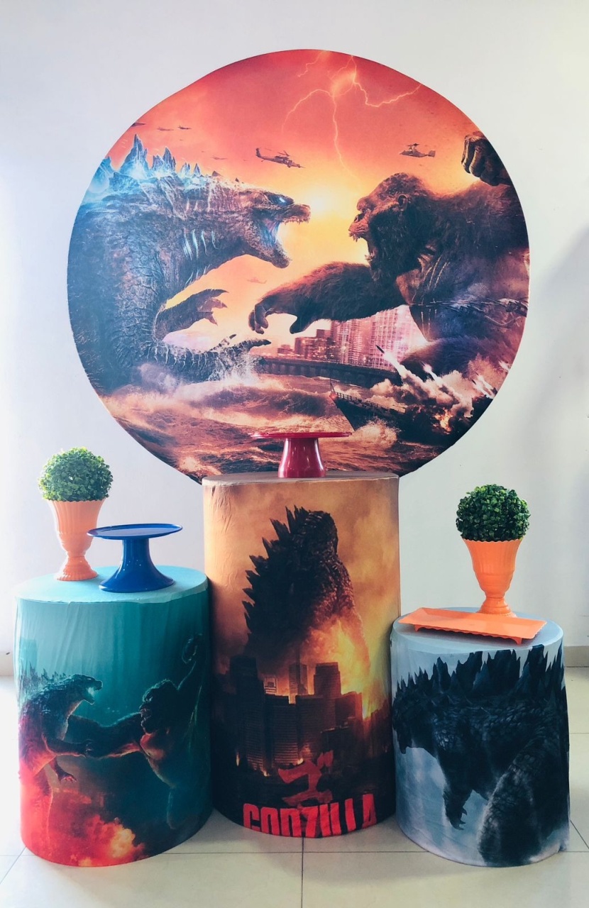 Kit Básico Godzilla  - Arrazo Decorações