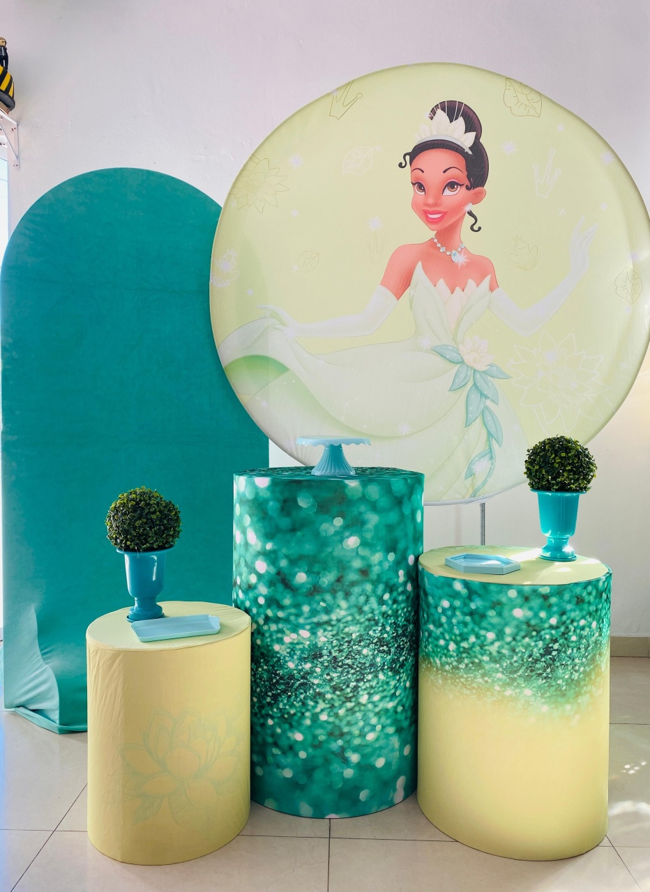 Kit Médio Princesa Tiana  - Arrazo Decorações