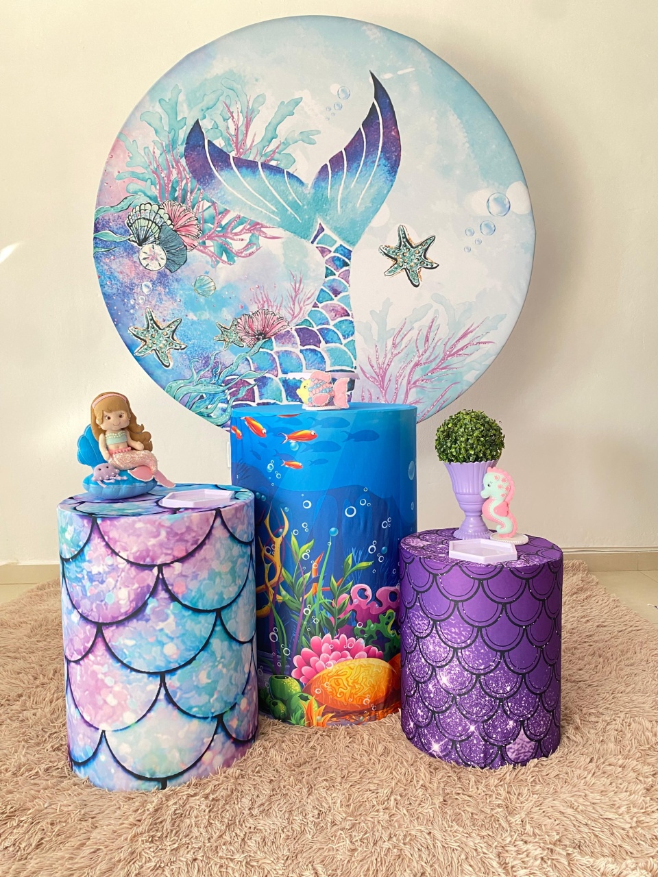 Kit Básico Sereia  - Arrazo Decorações