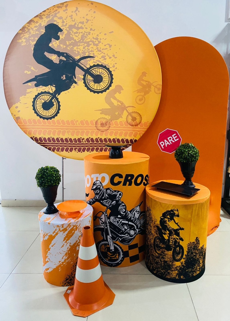 Kit Médio Motocross - Arrazo Decorações