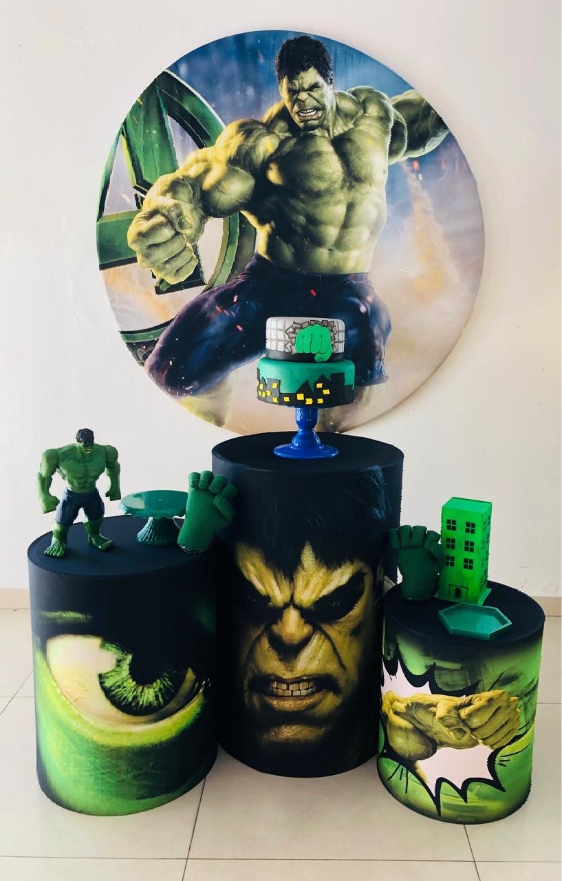 Kit Básico Hulk  - Arrazo Decorações