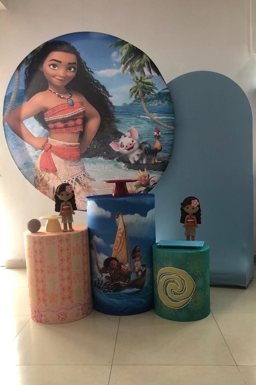 Kit Médio Moana Adulta  - Arrazo Decorações