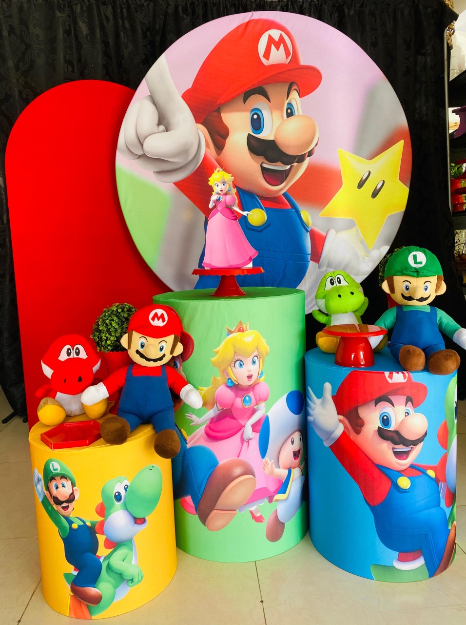 Kit Médio Super Mário  - Arrazo Decorações