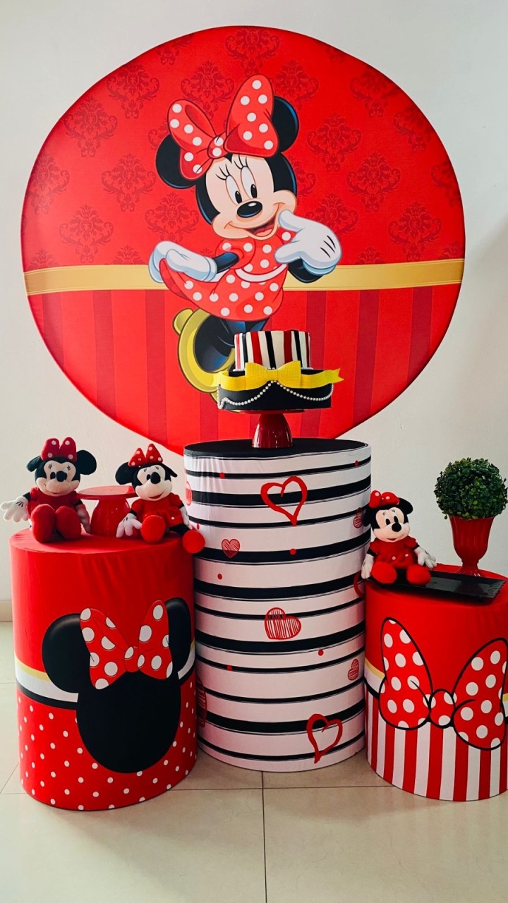 Kit Básico Minie  - Arrazo Decorações