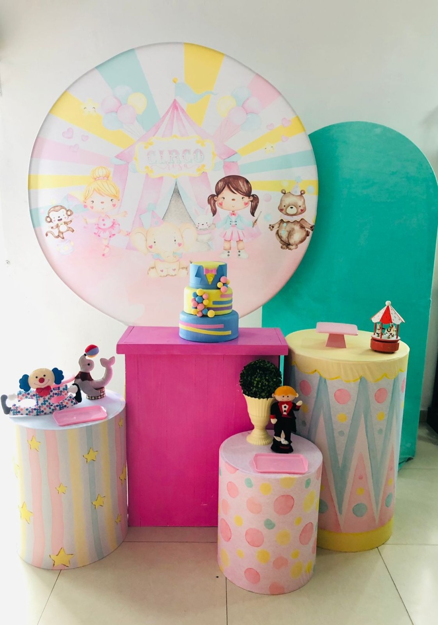 Kit Mastter Circo Menina   - Arrazo Decorações