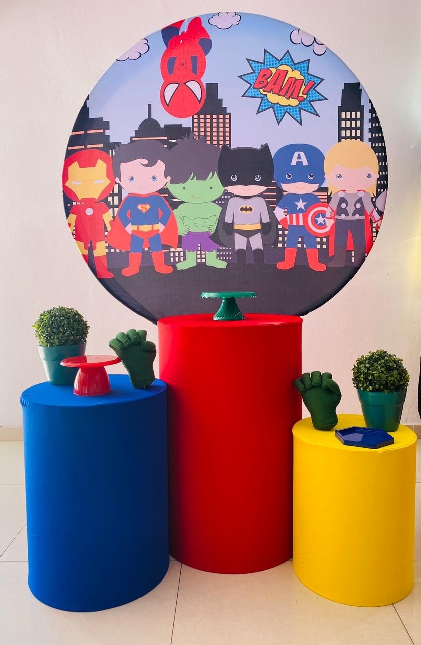 Kit Básico Vingadores Baby  - Arrazo Decorações