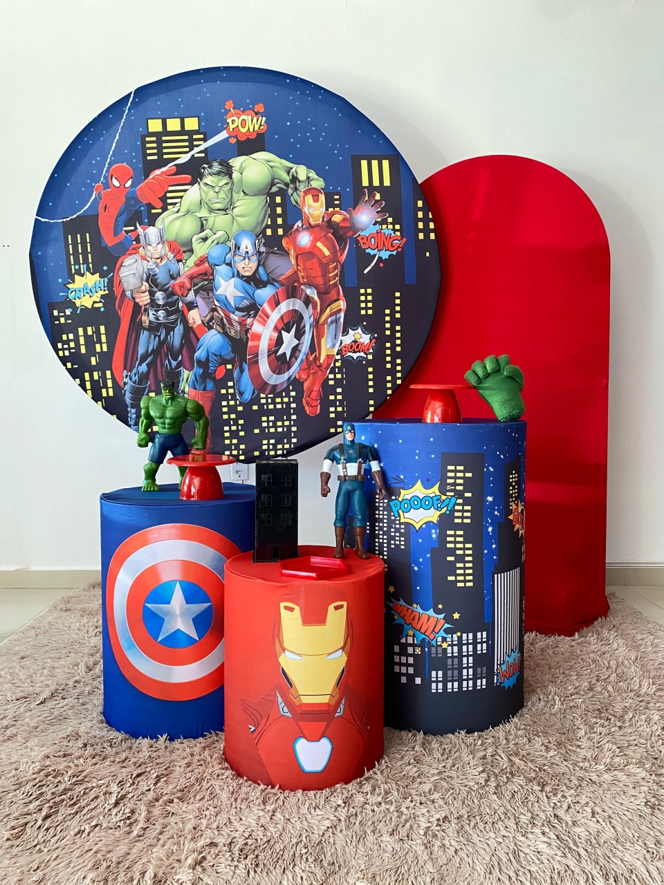 Kit Médio Vingadores  - Arrazo Decorações