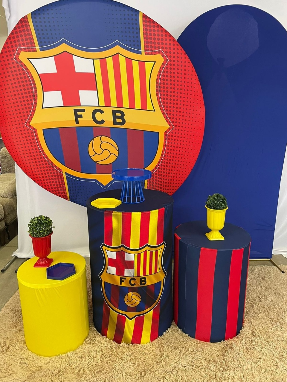 Kit Medio Do Barcelona   - Arrazo Decorações