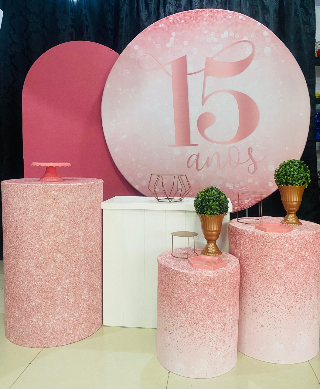 Kit Master 15 Anos Rosa  - Arrazo Decorações