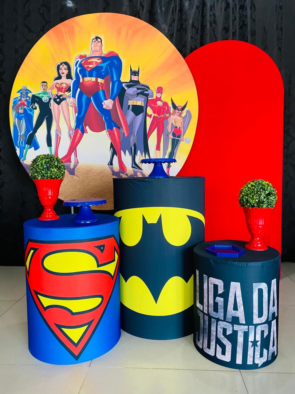 Kit Médio Liga da Justiça  - Arrazo Decorações