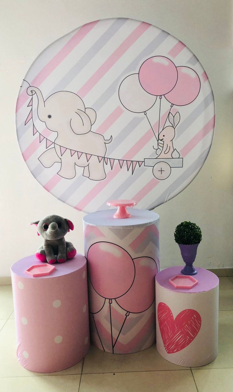 Kit Basico Elefante - Arrazo Decorações