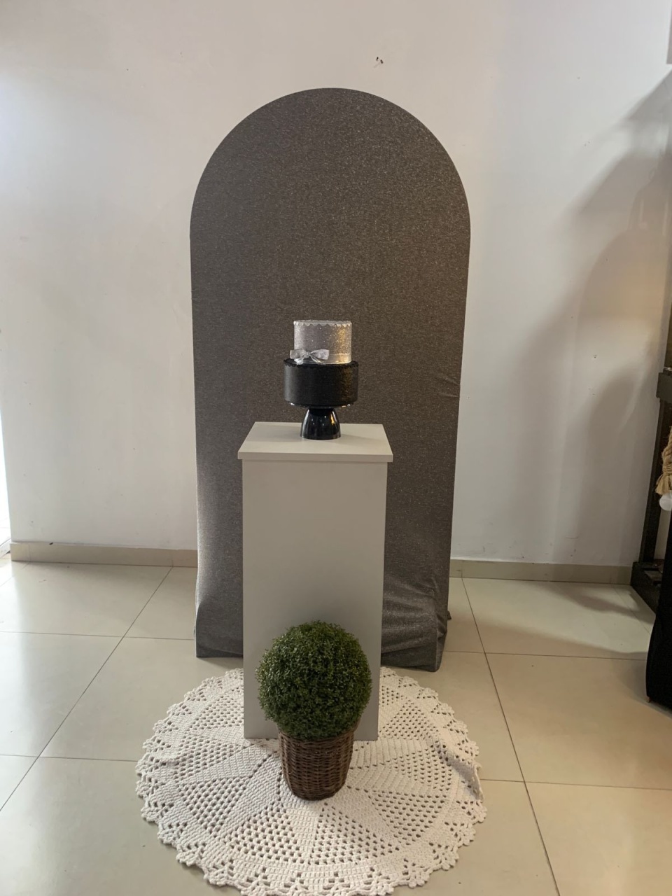 Decoração Adulta Cinza Brilhoso  - Arrazo Decorações