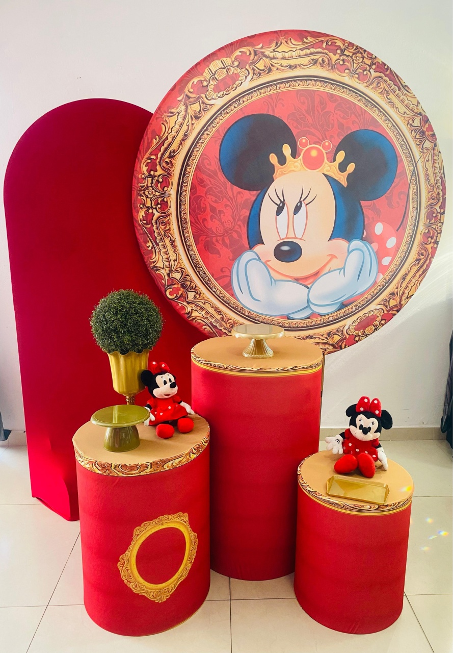 Kit Médio Minie Princesa  - Arrazo Decorações