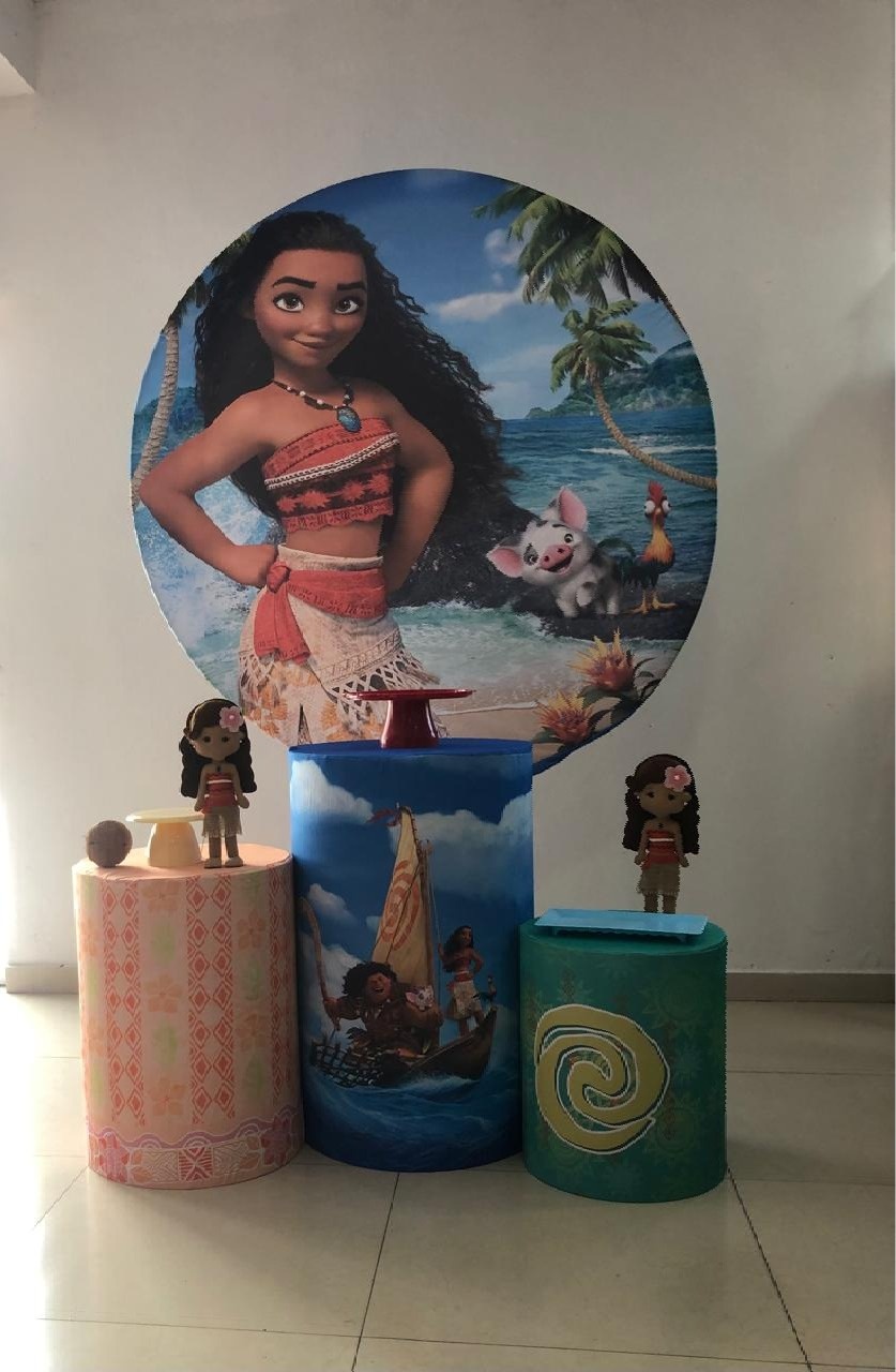 Kit Básico Moana Adulta  - Arrazo Decorações