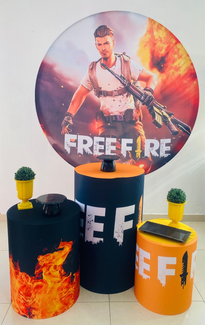 Kit Báscio Free Fire  - Arrazo Decorações