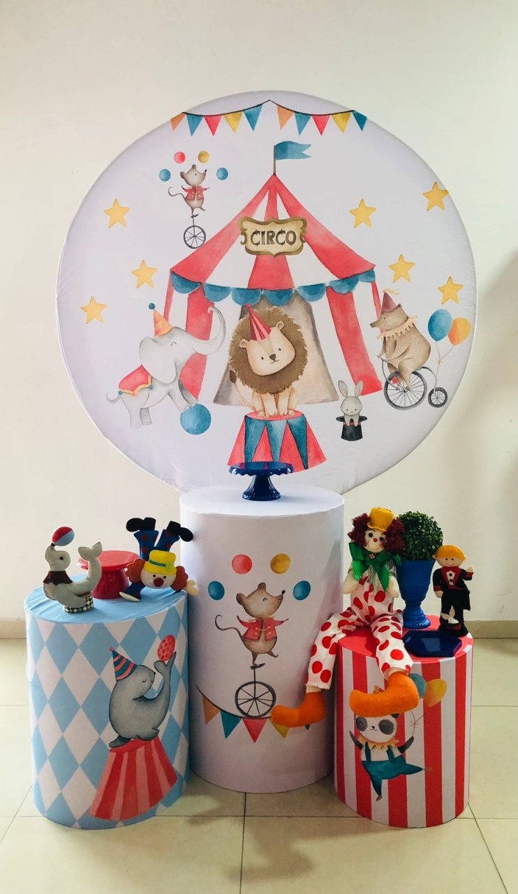 Kit Básico Circo  - Arrazo Decorações