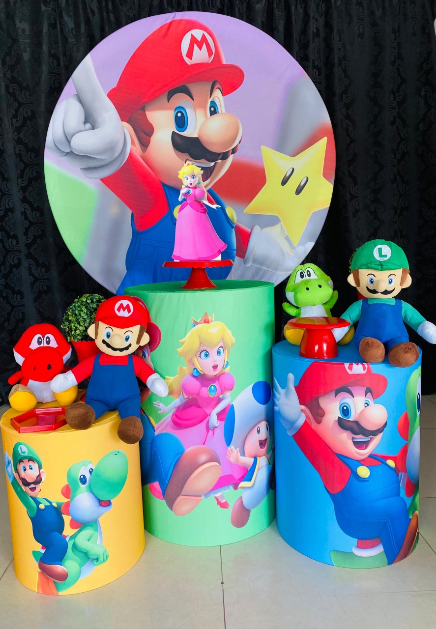 Kit Básico Super Mário  - Arrazo Decorações