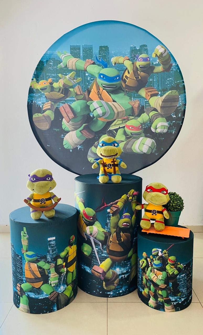 Kit Básico Tartaruga Ninja  - Arrazo Decorações