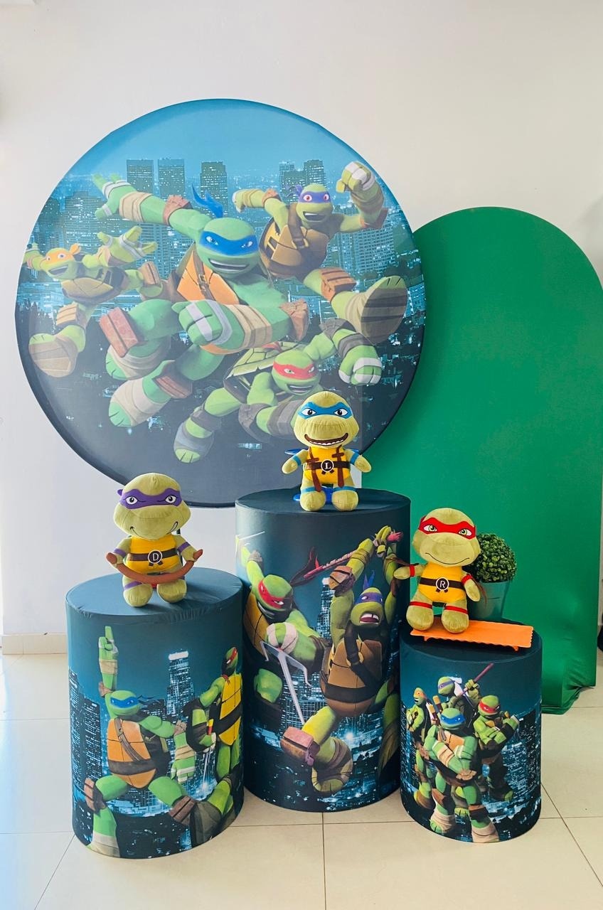Kit Médio Tartaruga Ninja  - Arrazo Decorações