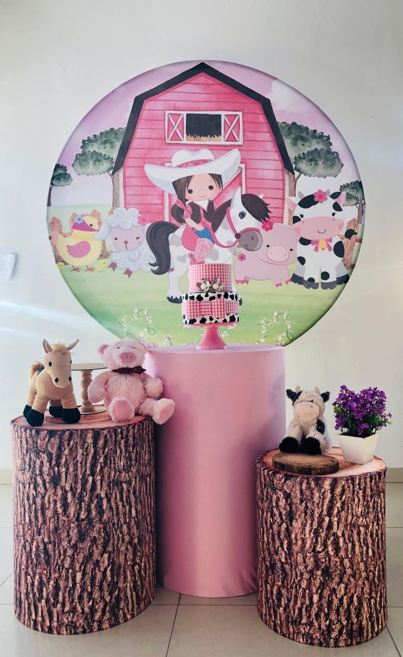 Kit Basico Fazendinha Menina  - Arrazo Decorações