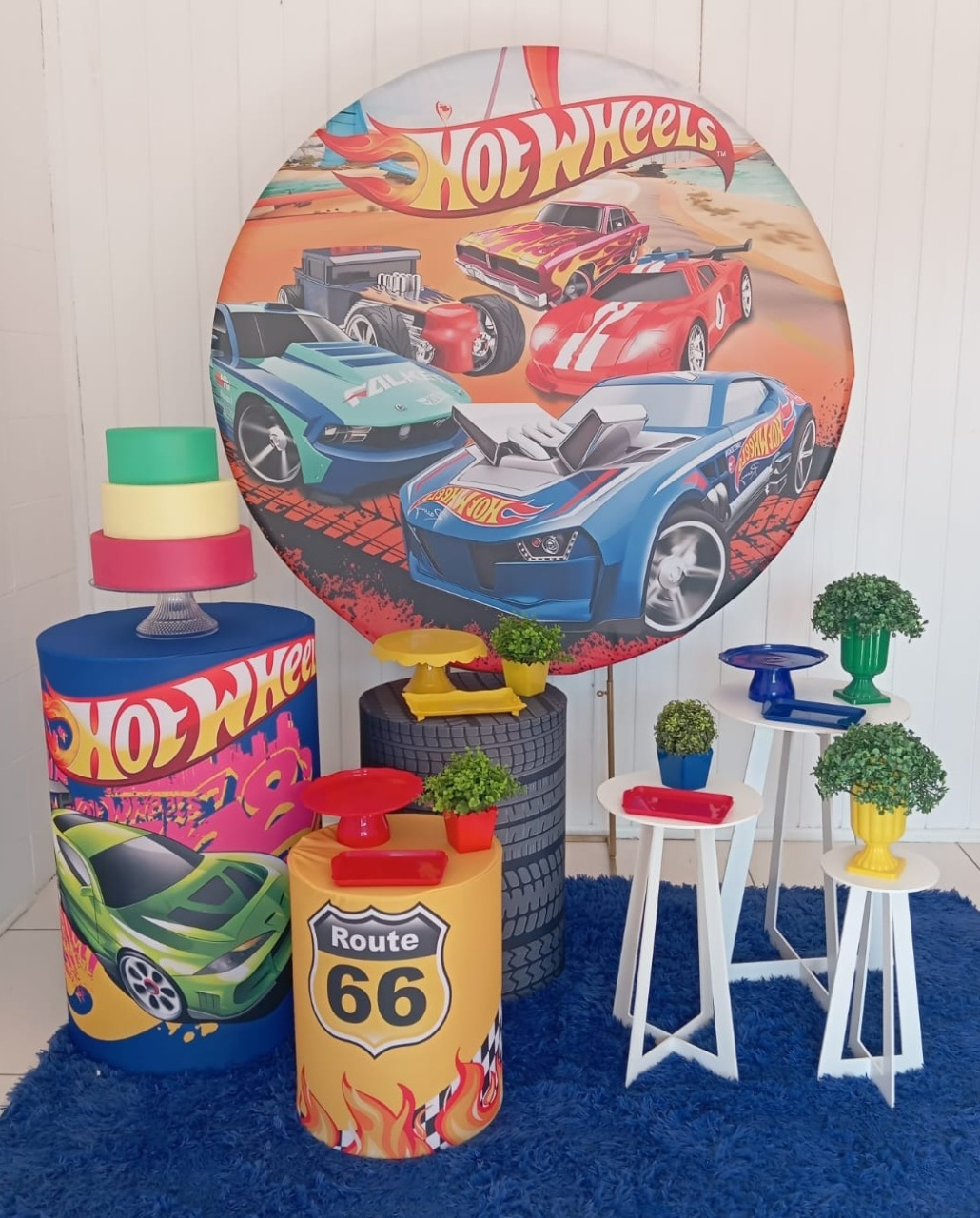 Kit 2 - Hot Wheels  - CATÁLOGO MARY FESTAS PEGUE E MONTE