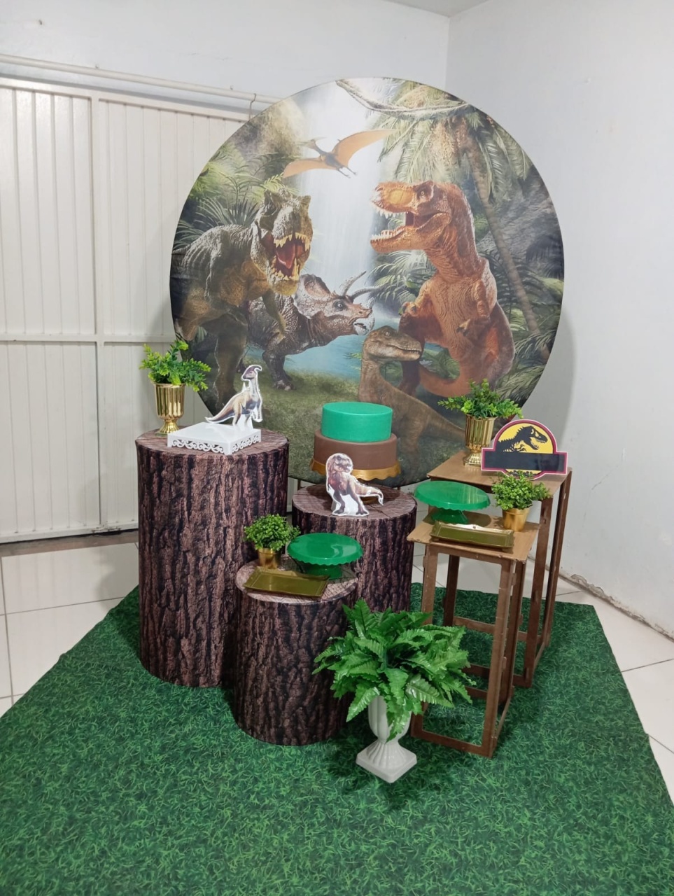 Kit 2 - Dinossauro Rex - CATÁLOGO MARY FESTAS PEGUE E MONTE