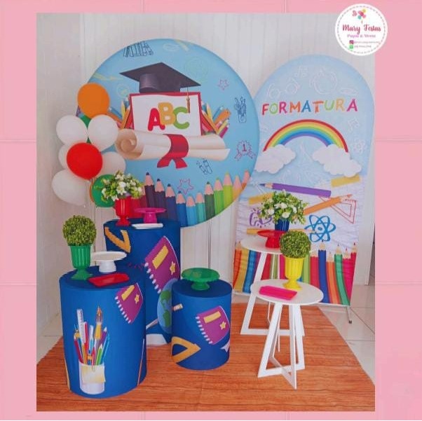 Kit 1 - Formatura Infantil  - CATÁLOGO MARY FESTAS PEGUE E MONTE