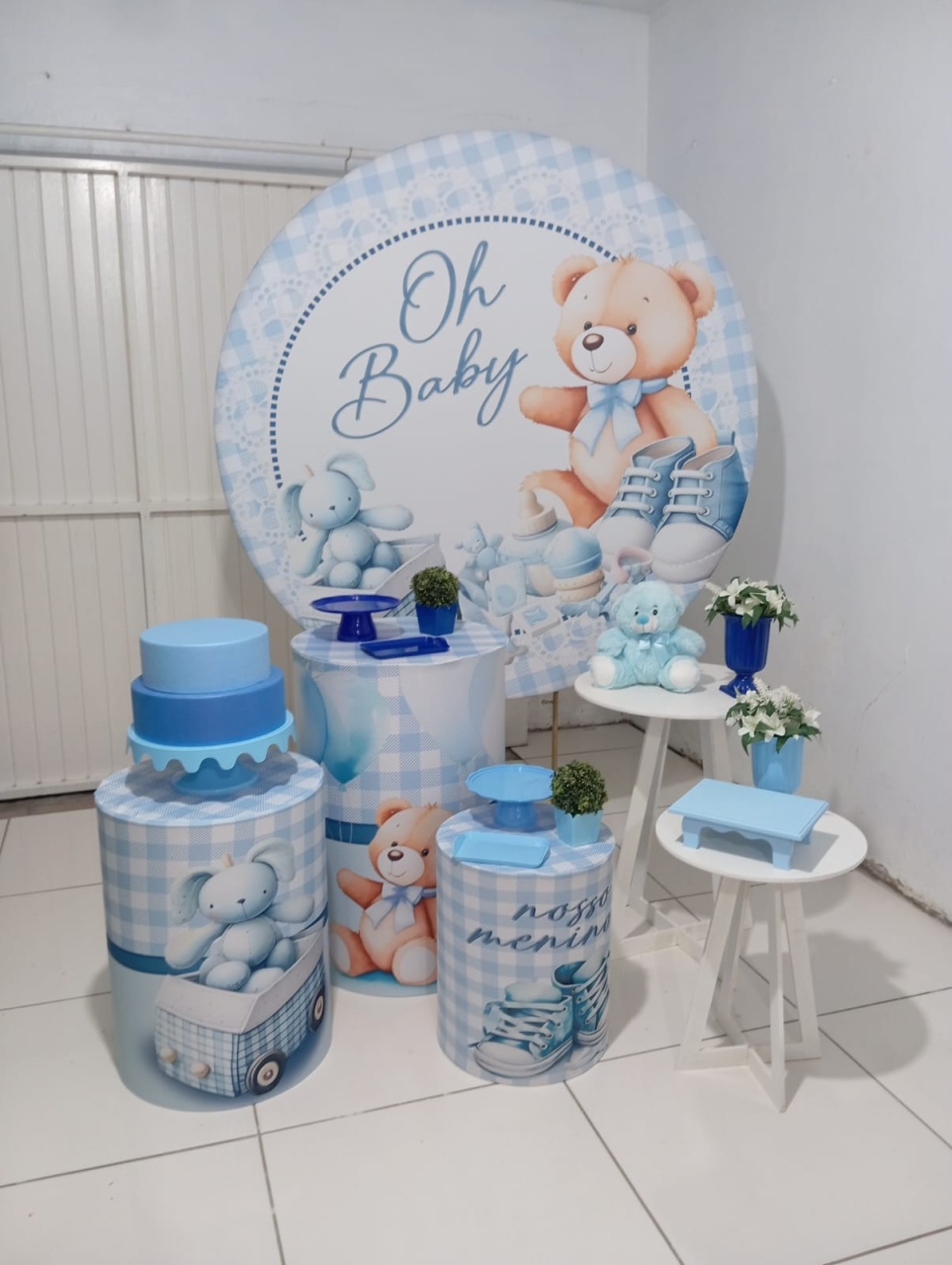 Kit 2 - Oh Baby Menino - CATÁLOGO MARY FESTAS PEGUE E MONTE