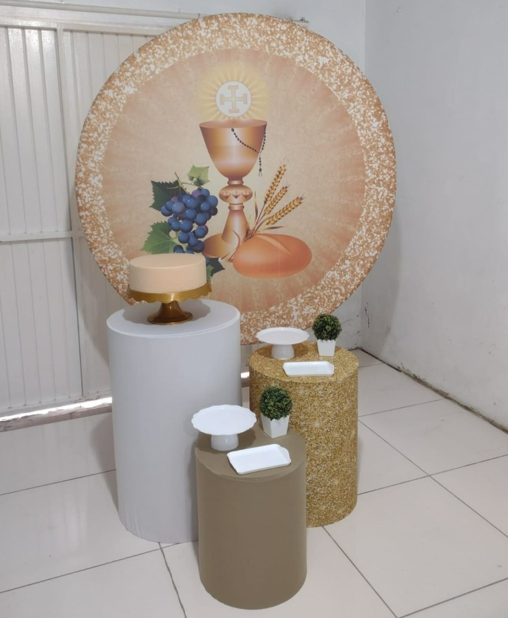 Kit 3 - Comunhão 2 - CATÁLOGO MARY FESTAS PEGUE E MONTE
