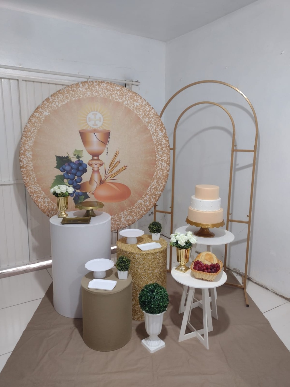 Kit 1 - Comunhão 2   - CATÁLOGO MARY FESTAS PEGUE E MONTE
