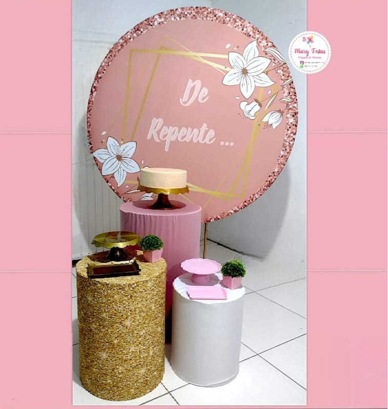 Kit 1 - de Repente (Rose) - CATÁLOGO MARY FESTAS PEGUE E MONTE