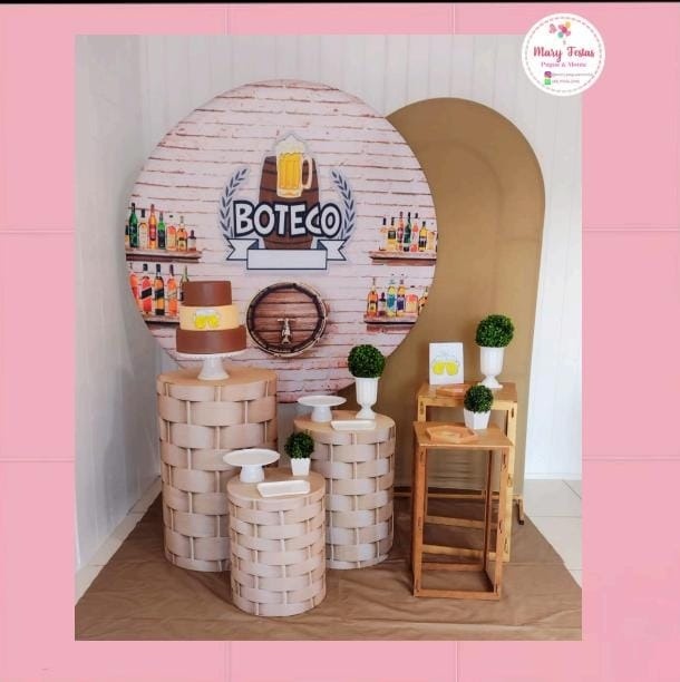 Kit 1 - Boteco Amadeirado - CATÁLOGO MARY FESTAS PEGUE E MONTE