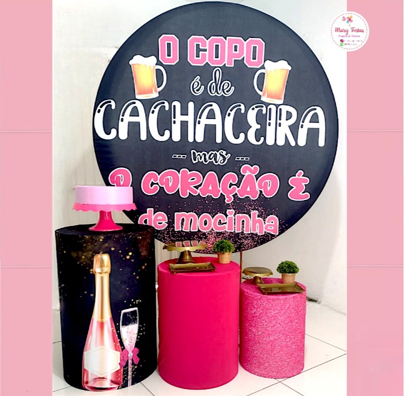 Kit 3 - Cachaceira - CATÁLOGO MARY FESTAS PEGUE E MONTE
