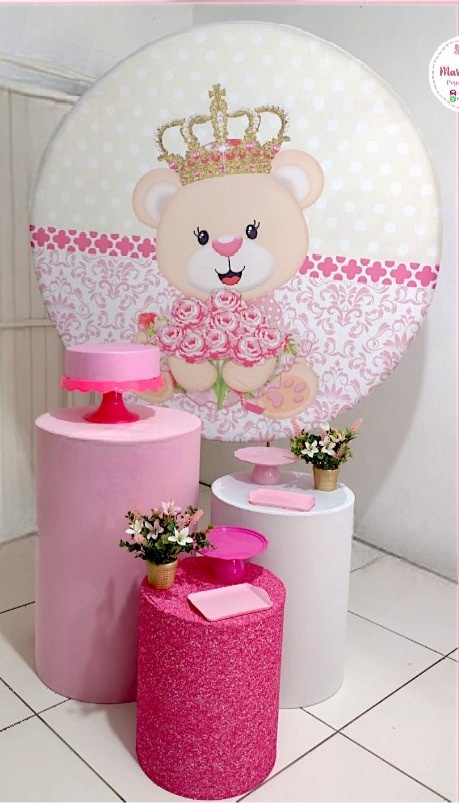 Kit 3 - Ursa Realeza - CATÁLOGO MARY FESTAS PEGUE E MONTE