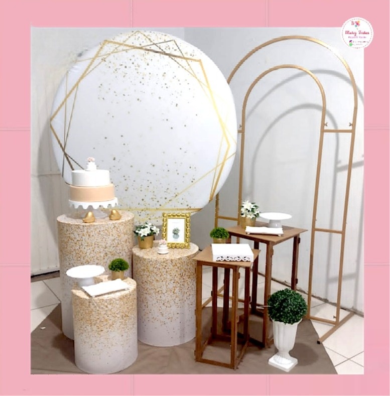 Kit 1 - Branco Neutro  - CATÁLOGO MARY FESTAS PEGUE E MONTE